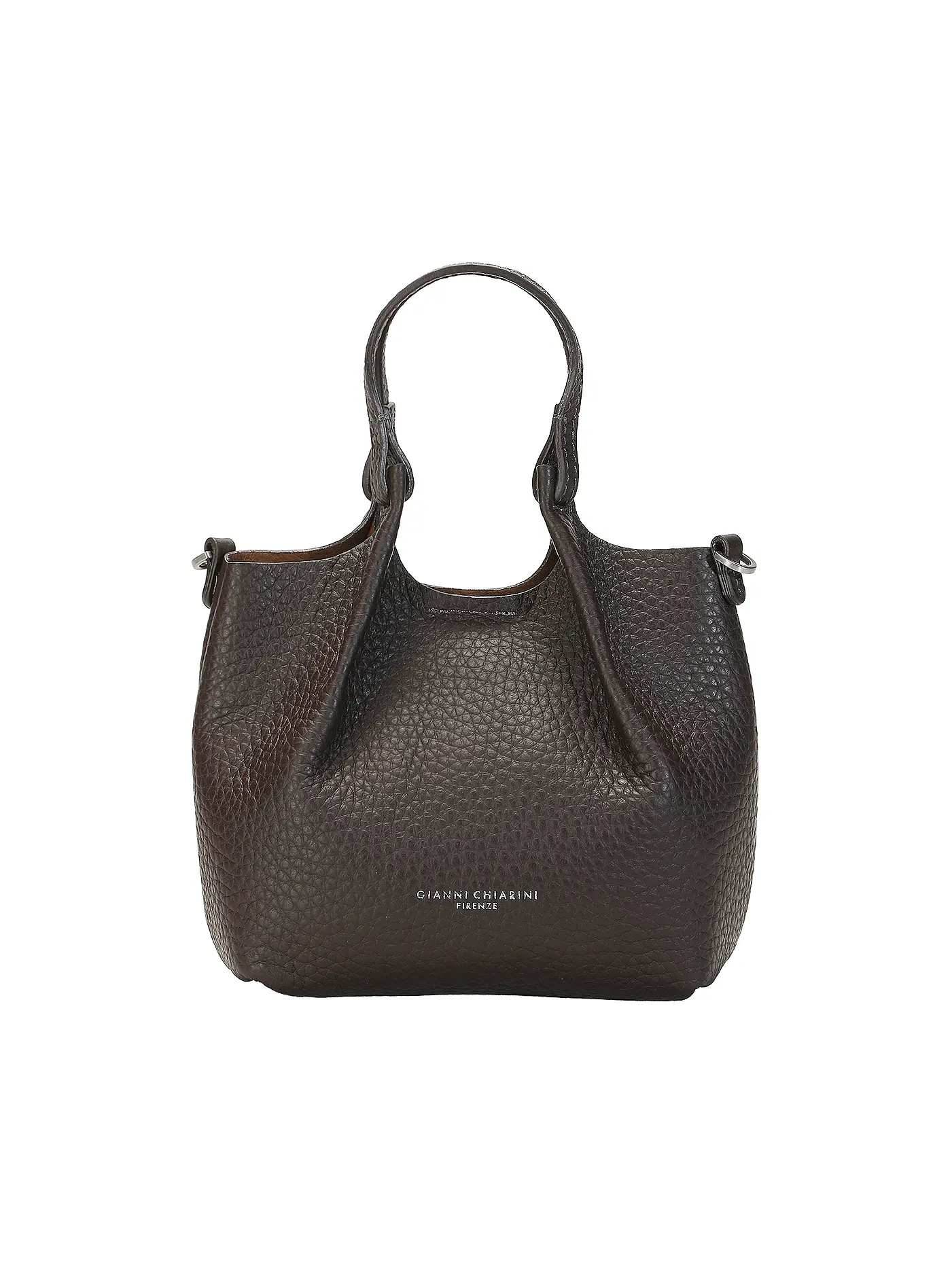 GIANNI CHIARINI | Ledertasche - Hobo Bag DUA Small | braun